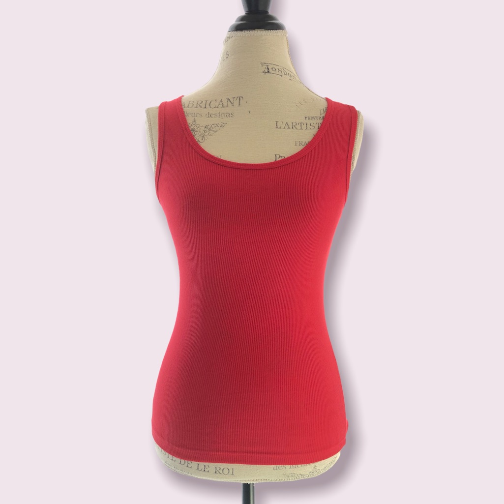 Basic Red Tank Top